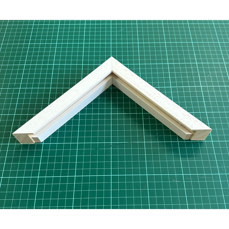 code c box frame white with 18mm spacer edit