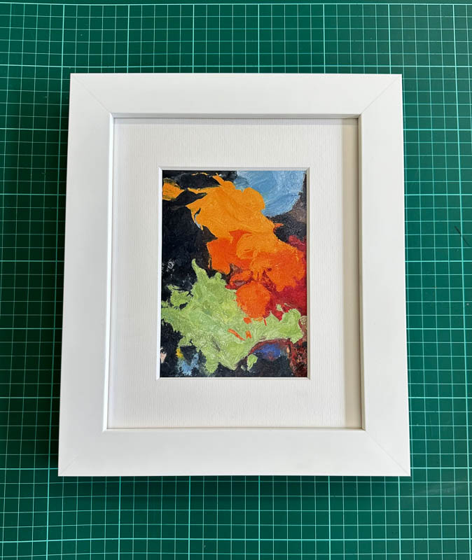 example picture frame large white