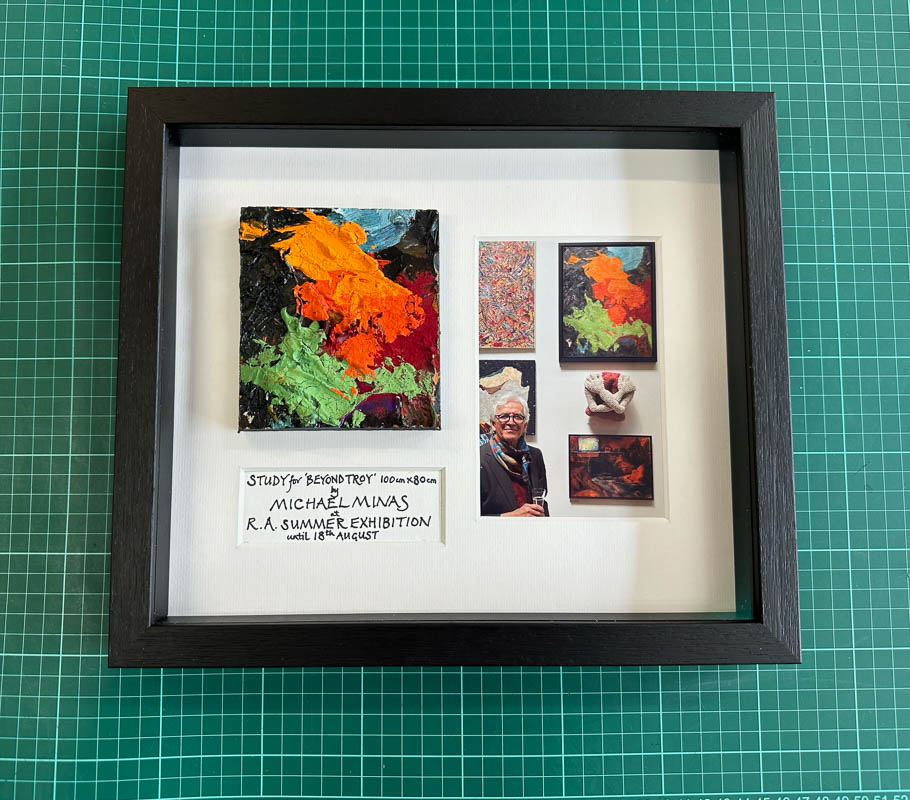 example picture frame obeche black
